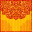 Red Indian ornament greeting card