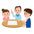 Illustration: 商談 打ち合せ 商談 打ち合せ