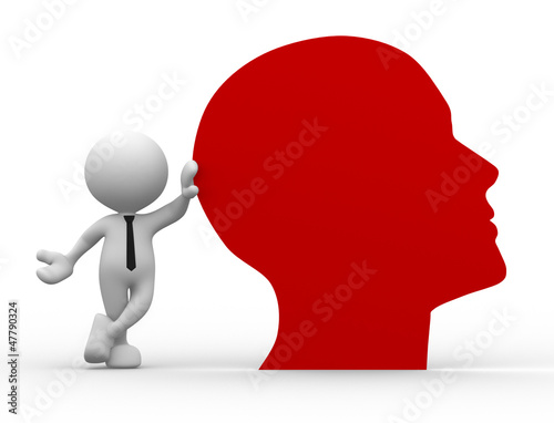 Illustration: Human head Human head