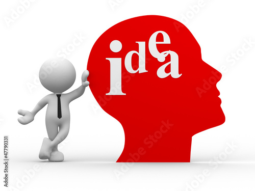 Illustration: Human head Human head