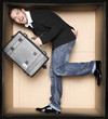 runing  businessman 1