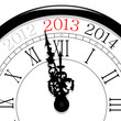 Nouvel an horloge à 2013