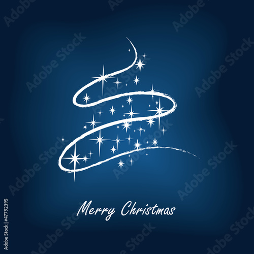 Vector: Blue Merry Christmas Blue Merry Christmas