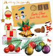 Christmas design elements