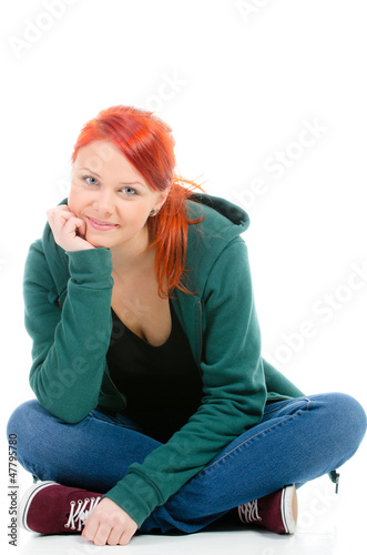 Photo: legere junge frau legere junge frau
