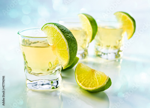 Photo: tequila with lime tequila with lime