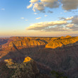 colorful Sunset at Grand Canyon seen from Mathers Point, South R