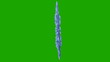 Video: Snowflake on a green background Snowflake on a green background