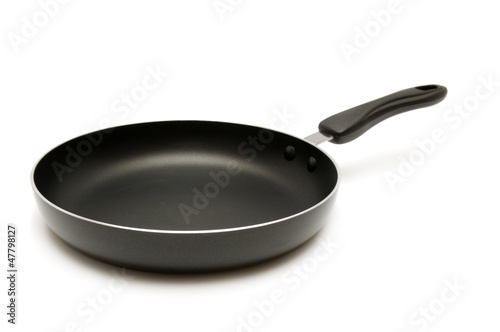 Photo: frying pan isolated on white background frying pan isolated on white background
