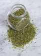 Foto: Dried Oregano on marble plate Dried Oregano on marble plate