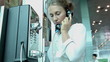 Video: beautiful girl makes a call on international pay phone beautiful girl makes a call on international pay phone