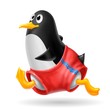pinguino jogging