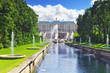 Grand cascade in Pertergof, Saint-Petersburg, Russia.
