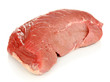 Raw beef meat isolated on white