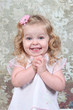 Little Girl on Suitcase