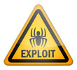 Hazard Sign "Exploit"