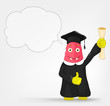 Funny Monster. Student.