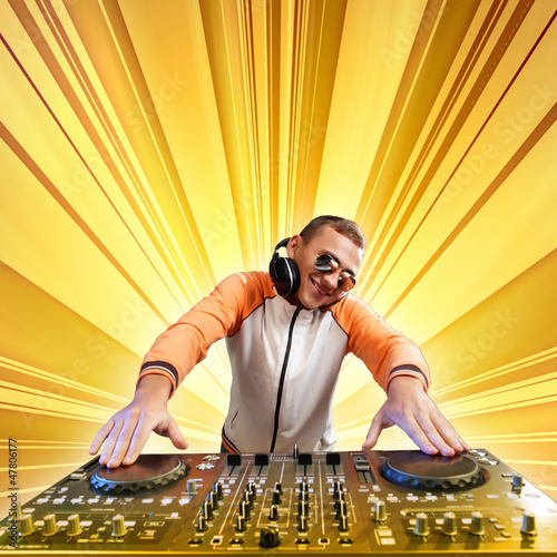 Photo: dj and mixer dj and mixer