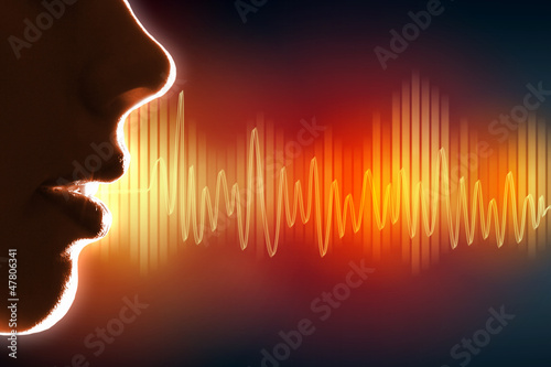 Photo: Sound wave illustration Sound wave illustration