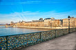 Louvre Museum and Pont des arts, Paris - France