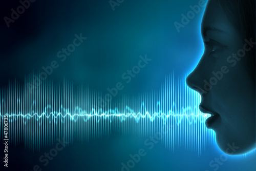 Illustration: Sound wave illustration Sound wave illustration