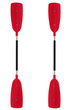 Foto: pagaia, Kayak Paddle Isolated on white background pagaia, Kayak Paddle Isolated on white background