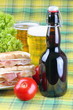 Bottiglia di birra chiara