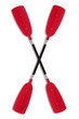Foto: pagaia, Kayak Paddle Isolated on white background pagaia, Kayak Paddle Isolated on white background