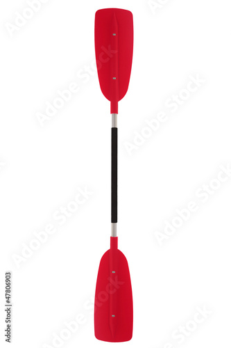 Photo: pagaia, Kayak Paddle Isolated on white background pagaia, Kayak Paddle Isolated on white background