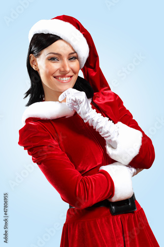 Photo: pretty santa girl pretty santa girl