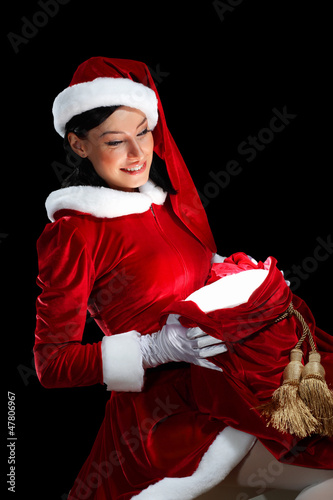 Photo: pretty santa girl pretty santa girl