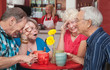 Cringing Lady With Friends