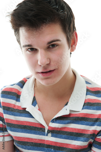 Photo: Portrait of young teenager Portrait of young teenager