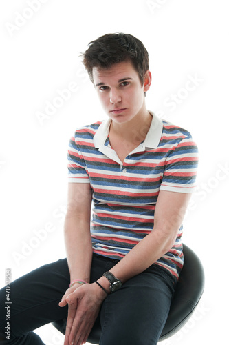 Photo: Portrait of young teenager Portrait of young teenager