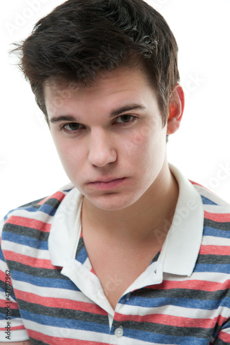 Photo: Portrait of young teenager Portrait of young teenager