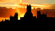 Spain Madrid sunrise