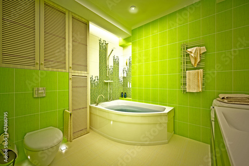 Illustration: Eco, bamboo bathroom Eco, bamboo bathroom