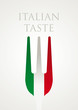 Vektor: Italian taste cover Italian taste cover