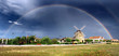Aixerrota mill, in Getxo, under a rainbow Aixerrota mill, in Getxo, under a rainbow