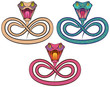 Symbol of the year - a snake. color image