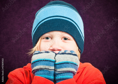 Photo: Cold boy Cold boy