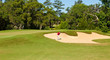 Photo: Golfer in Sand Trap Golfer in Sand Trap