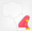 Funny Monster. WC.