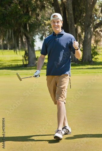 Photo: Male Golfer Male Golfer