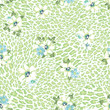 Pastel flowers over animal seamless background