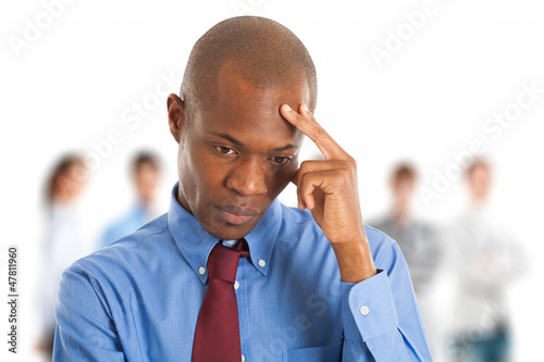 Photo: Worried man Worried man