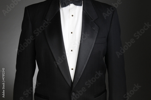 Photo: Closeup of a Tuxedo Closeup of a Tuxedo
