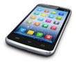 Modern touchscreen smartphone