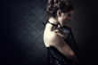 Fashion photo of young lady
