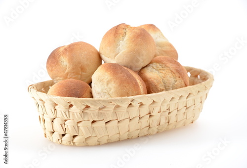 Photo: Brötchen im Korb Brötchen im Korb